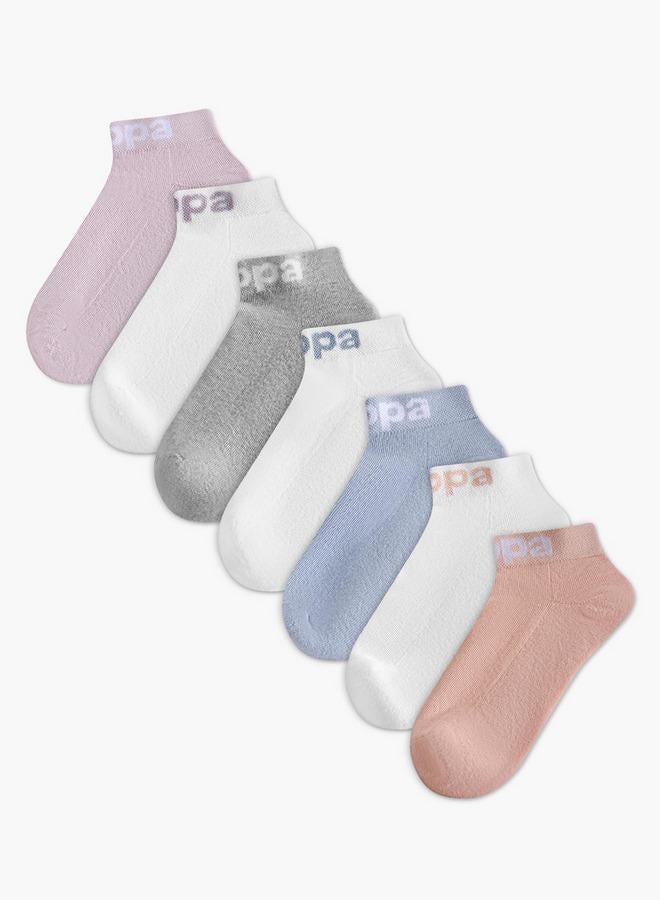 Kappa Pack Of 7 Half Terry Ankle Length Cotton Socks - Image 1